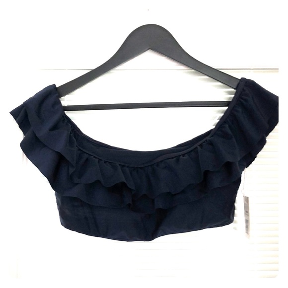 Cupshe off the shoulder navy bikini set - Picture 2 of 6